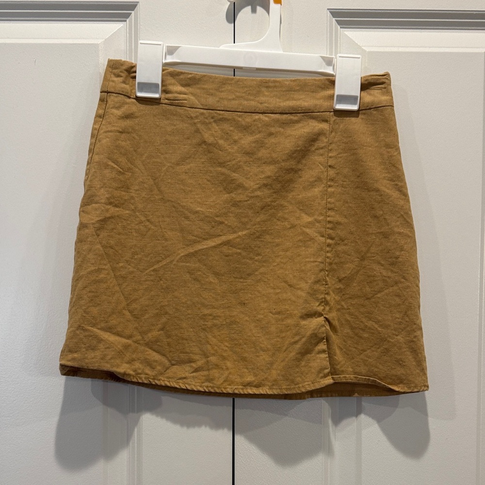 Forever 21 Tan Mini Skirt